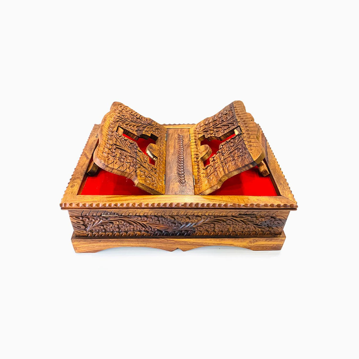 Carved Wooden Quran Box and Rail