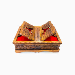 Carved Wooden Quran Box and Rail