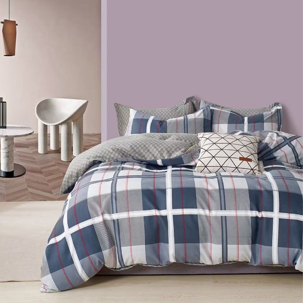 Celeste 3 Pcs Bedding Set Blue