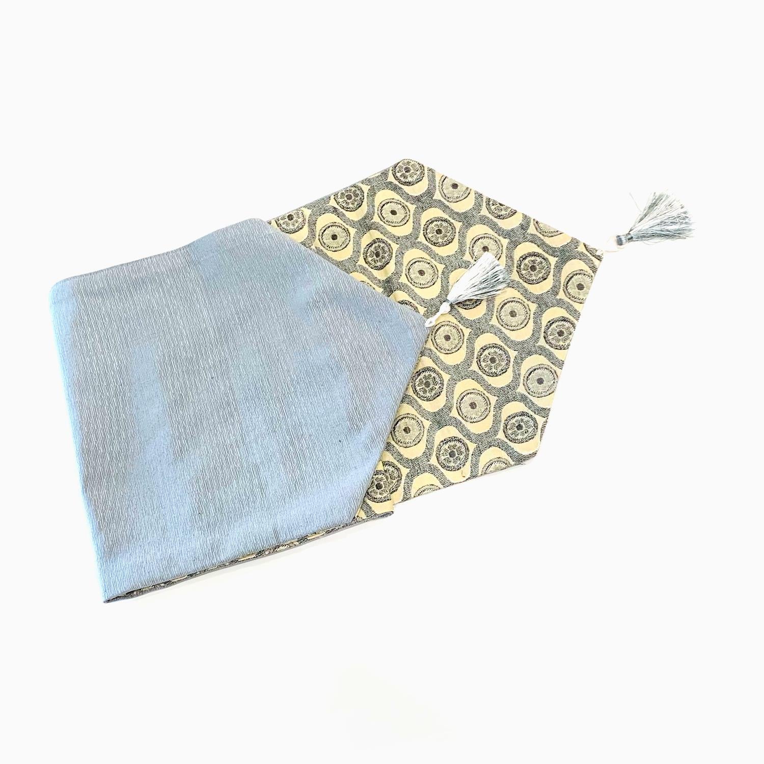 Celestia 3 Pc Table Runner Set Grey