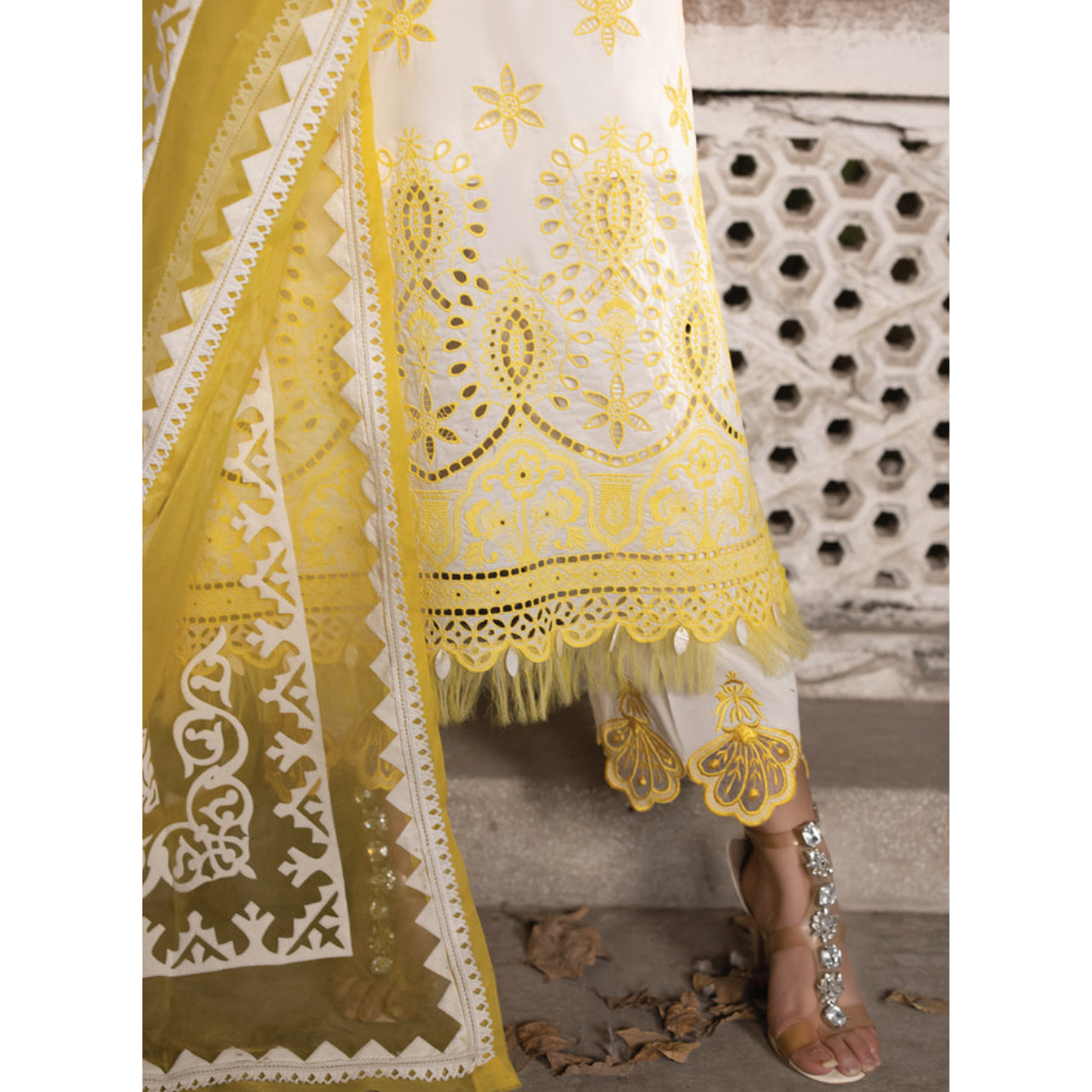 Ceren 3PC Unstitched Embroidered Suit (Eid Edition)