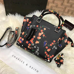 Charles & Keith Floral Handbag