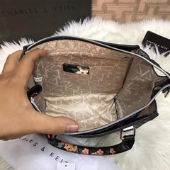 Charles & Keith Floral Handbag