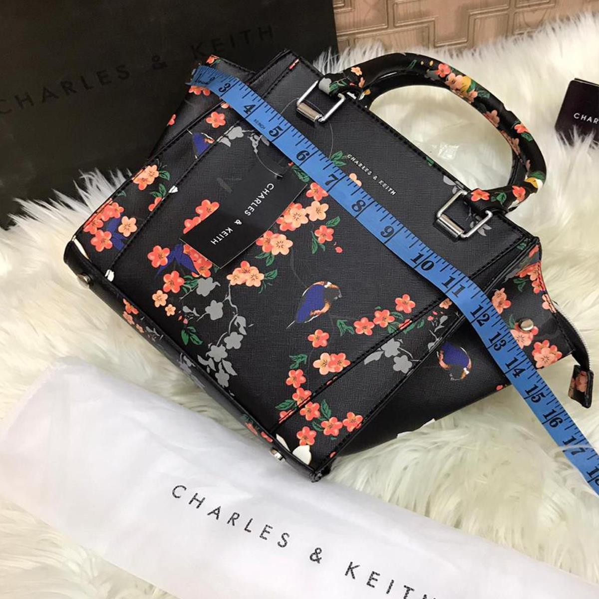 Charles & Keith Floral Handbag