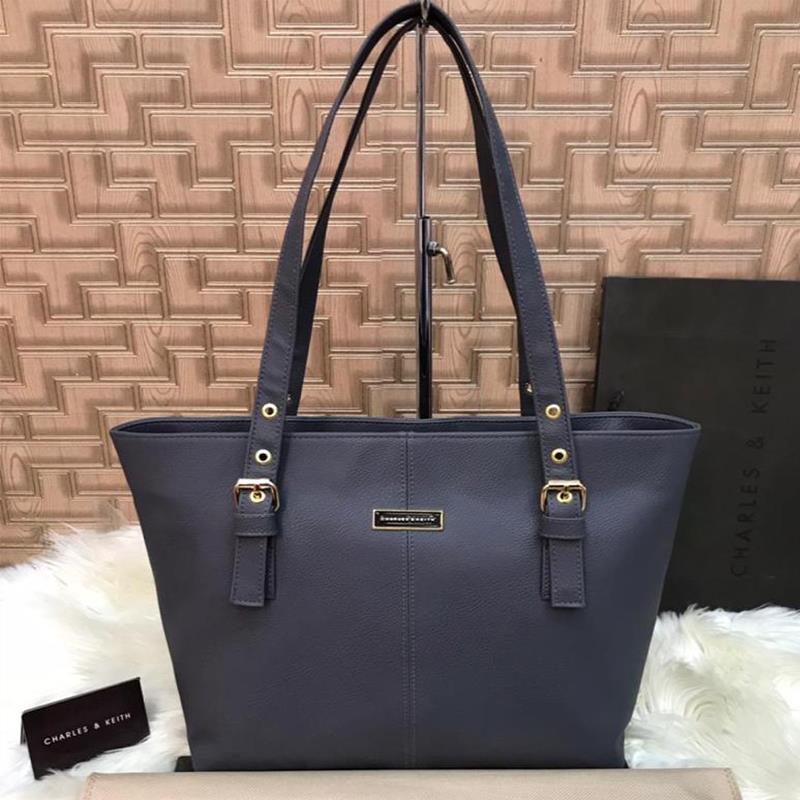 Charles & Keith Tote Bag Blue