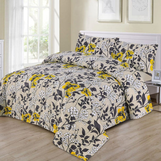 Cherish 3 Pcs Bedding Set Yellow 1024