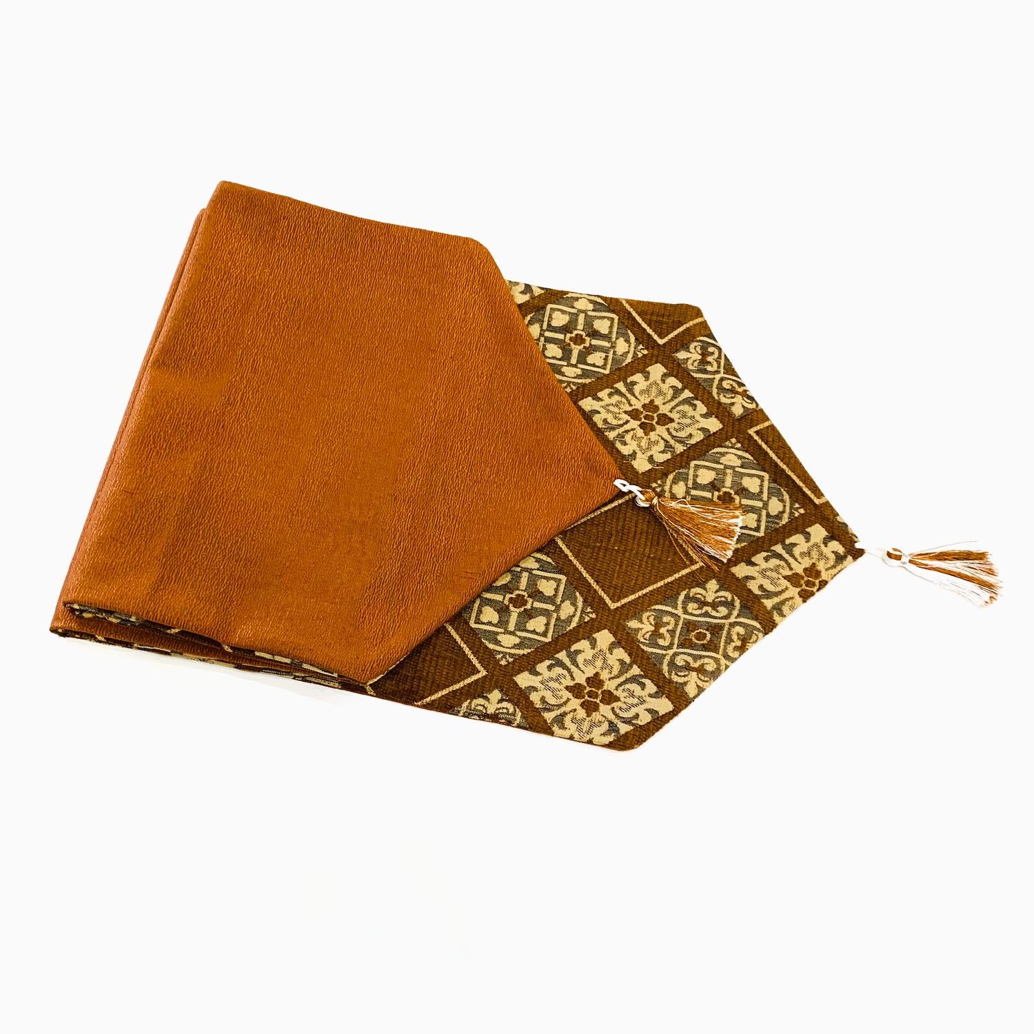 Cilla 3 Pc Table Runner Set Brown