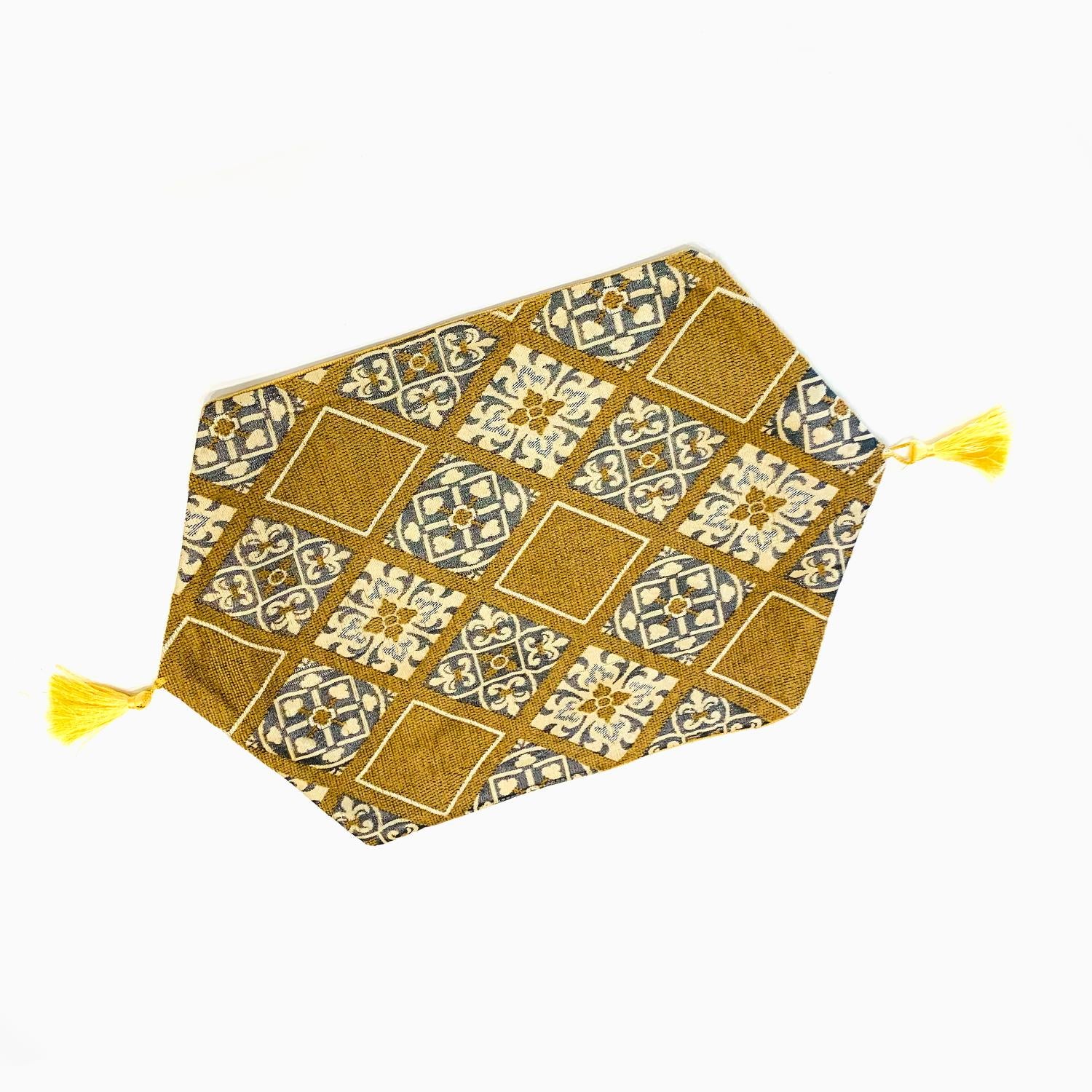 Cilla 3 Pc Table Runner Set Mustard