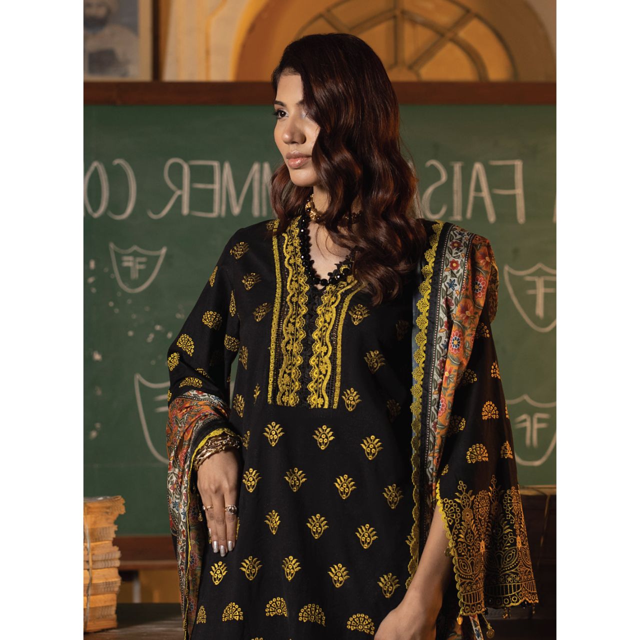 Clara 3PC Unstitched Embroidered Suit (Eid Edition)