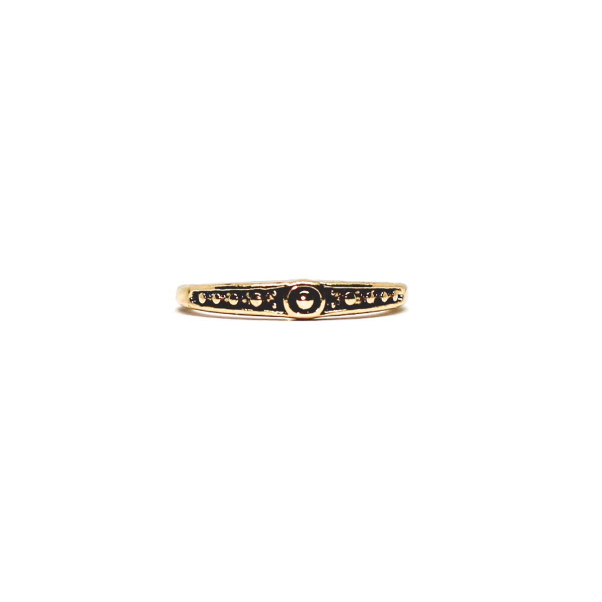 Classic Antique Gold Toned Ring