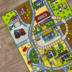 Coben City Area Rug For kids