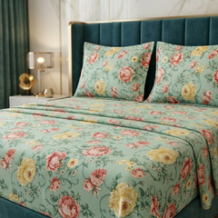 Cogent 3 Pcs Bedding Set Green