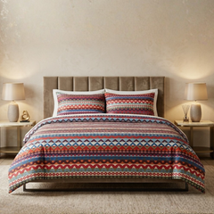 Cogent 3 Pcs Bedding Set Maroon