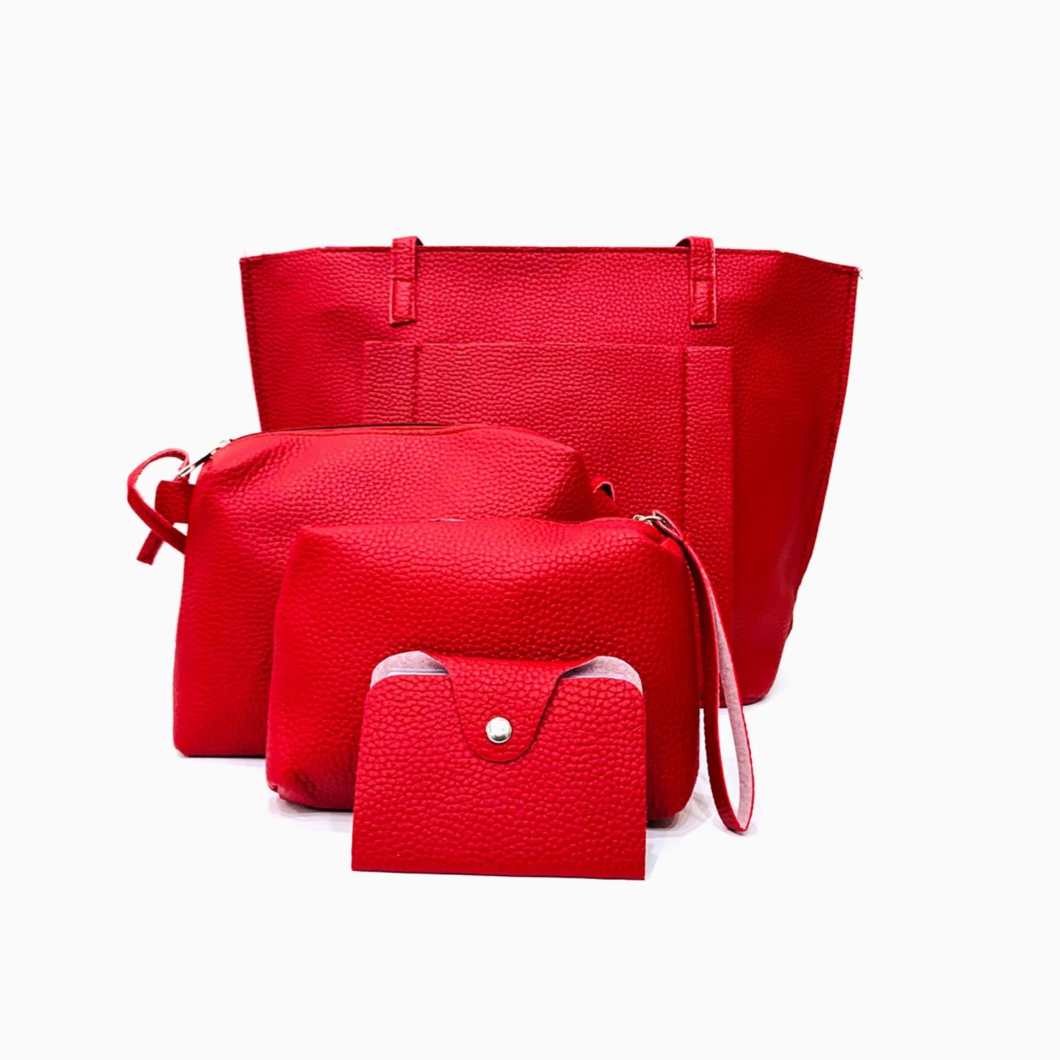 Colette 4 In 1 Handbag Red