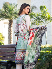 Crescent Embroidered Unstitched Lawn Spring 19 Design 7