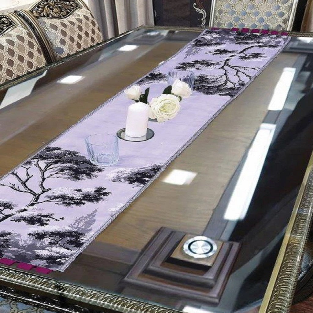 Daisetta 1 Pc Table Runner Set Purple