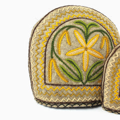 Delano 2 Pcs Handmade Tea Cozy Set Yellow