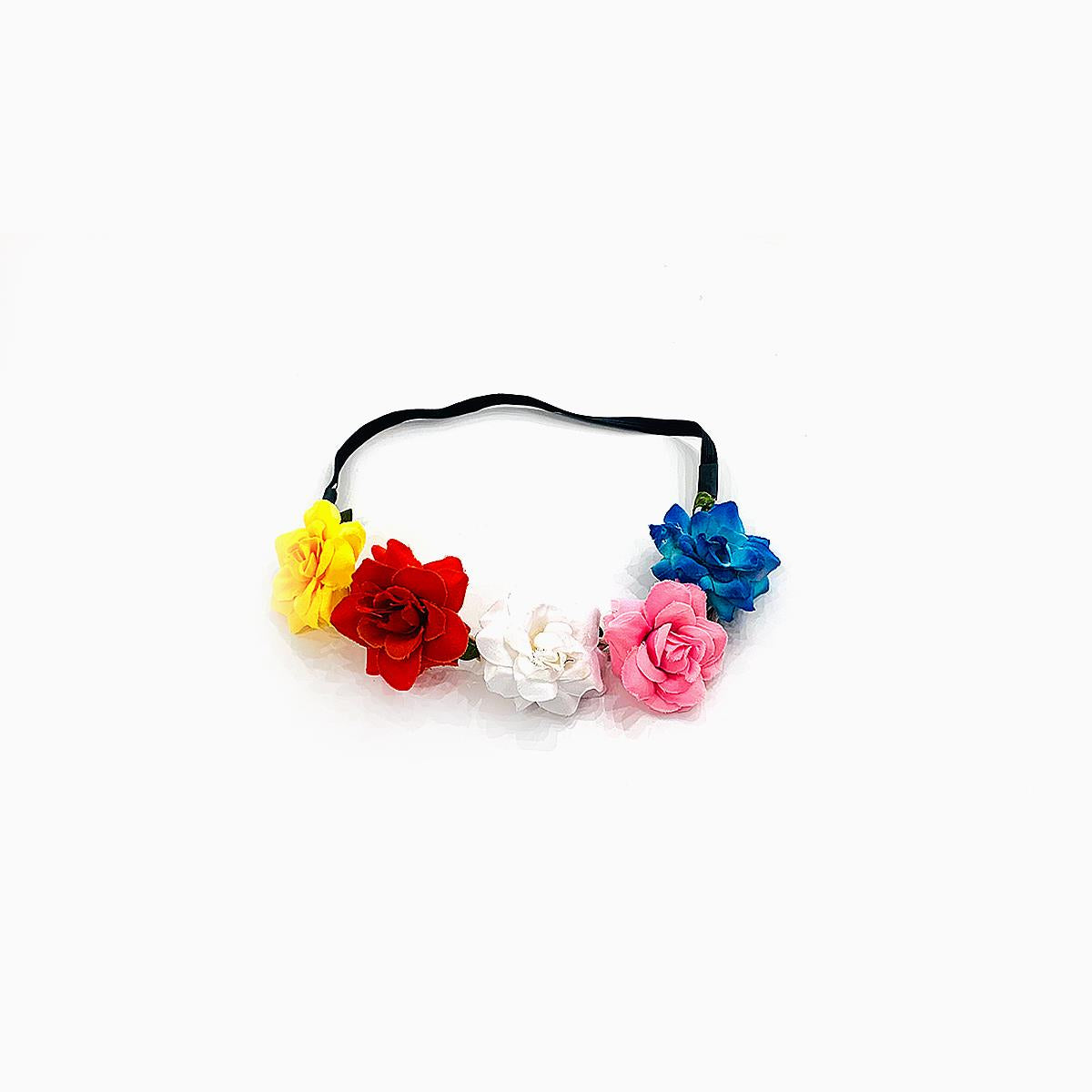 Delphine Flower Baby Crown Headband