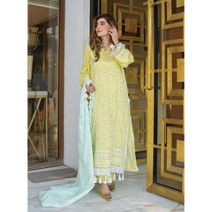 Derya 3PC Unstitched Embroidered Suit (Eid Edition)