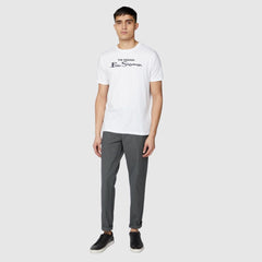 Designer Ben Sherman T-Shirt for Men White (14-15 Years)