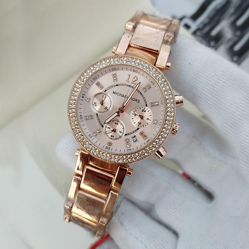 Designer Classic Rose Gold Watch