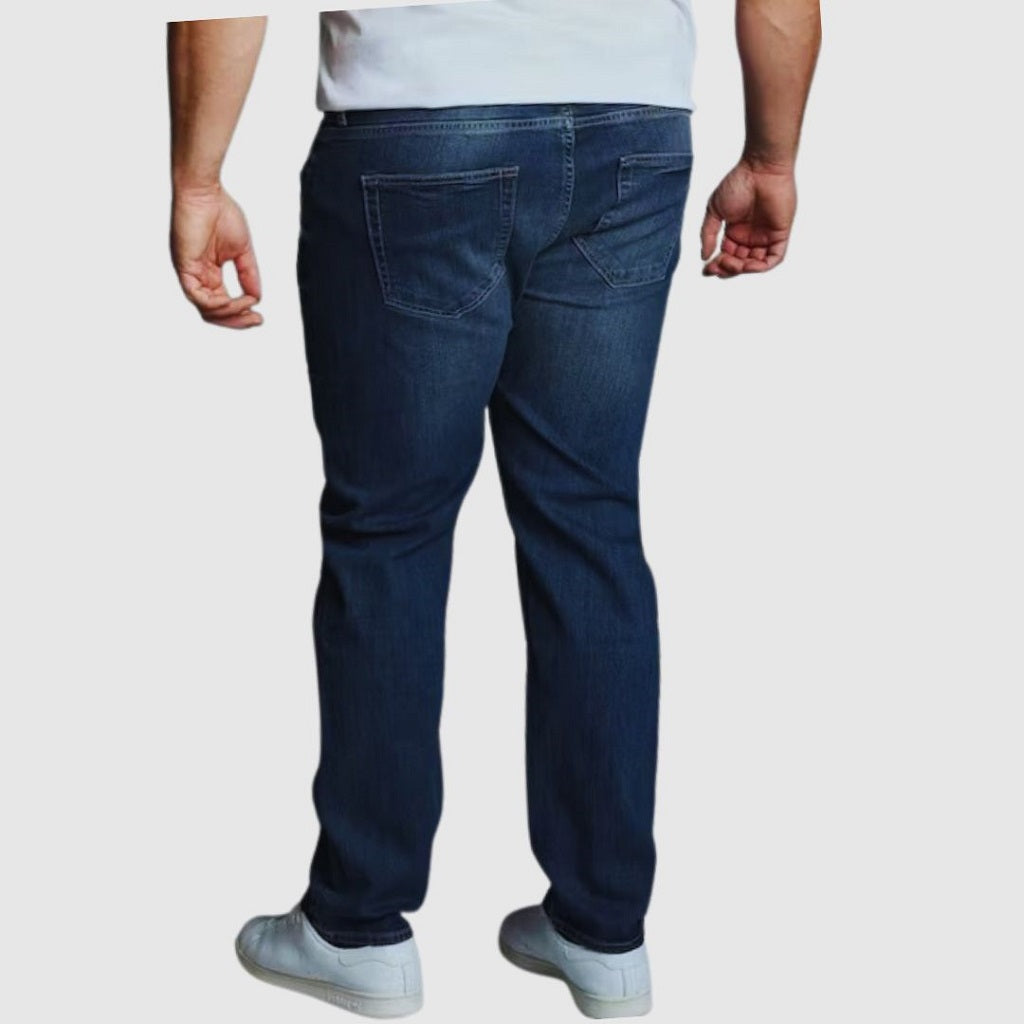 Designer Dressmann Jeans for Men Mid Blue (W-36)