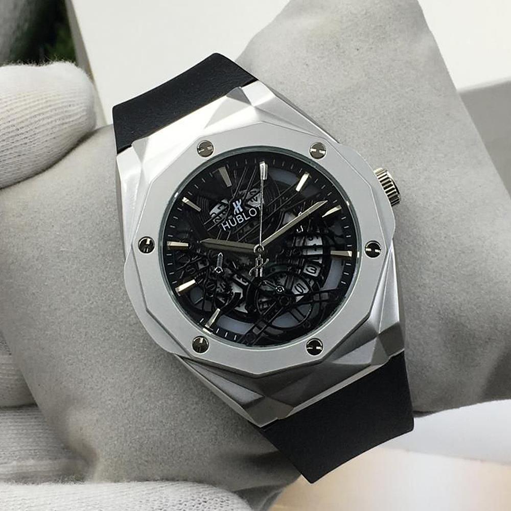 Designer Hublot Black Dial Watch for Men