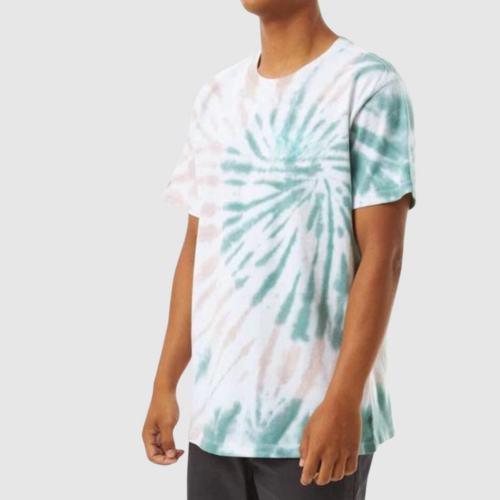 Designer Katin T-Shirt for Men Tie And Dye White (Medium)