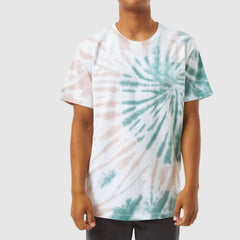 Designer Katin T-Shirt for Men Tie And Dye White (Medium)