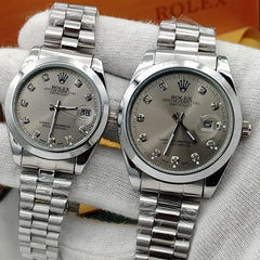 Designer Rolex Watches Silver for Couple