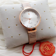 Designer Zazie Rose White Watch for Women