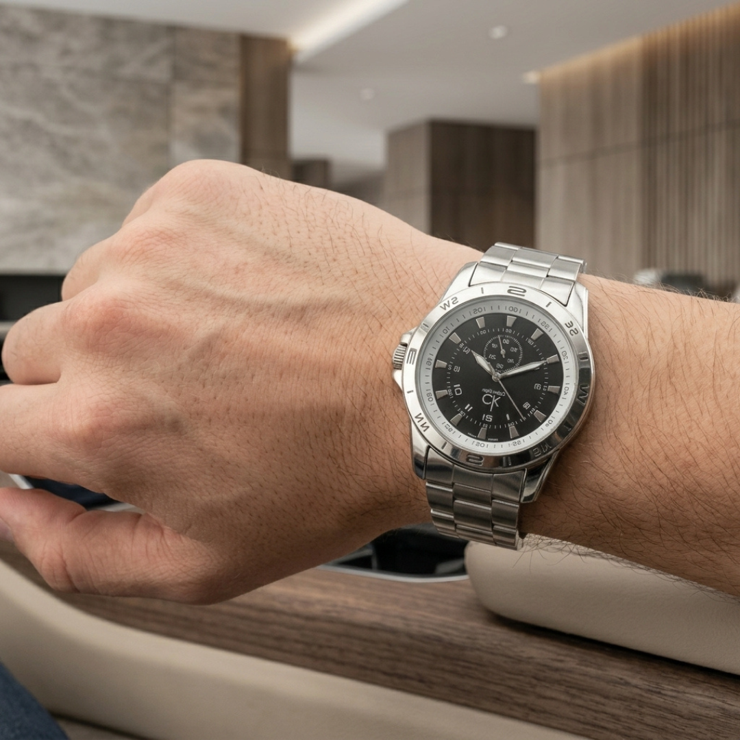 Designer Black Dial Watch for Men