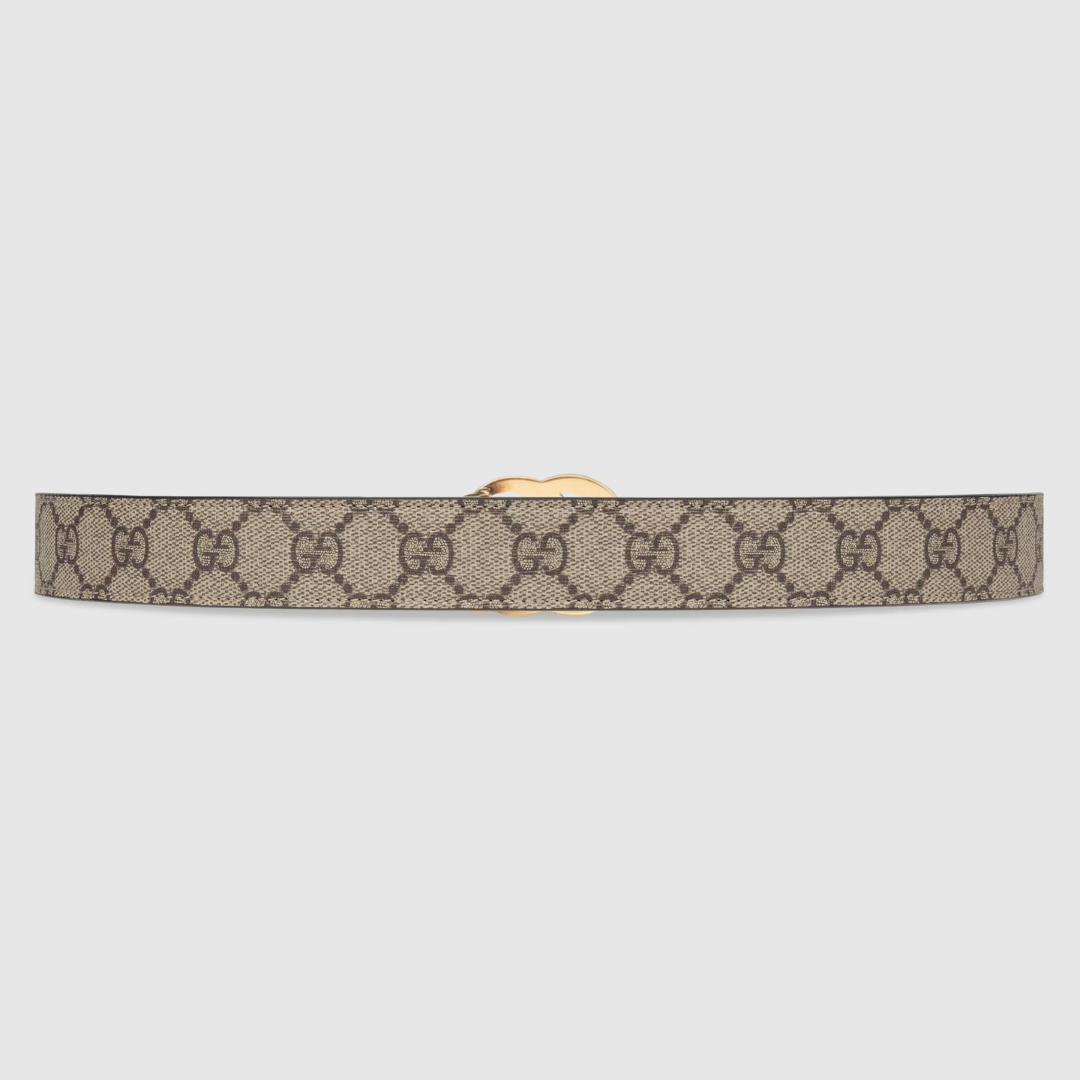Designer Gucci Leather Belt Brown