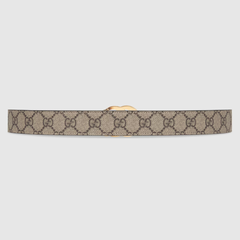 Designer Gucci Leather Belt Brown