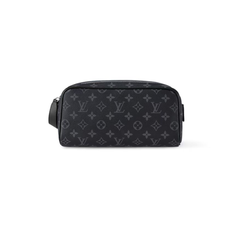 Designer LV Leather Toiletry Pouch Black ( Made In USA )