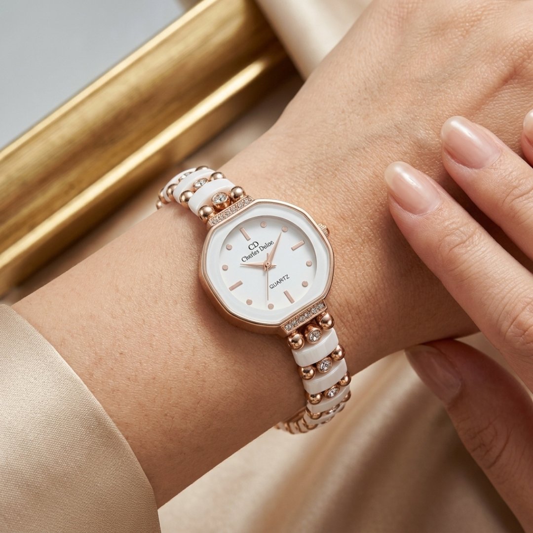 Designer Dither Women Watch White