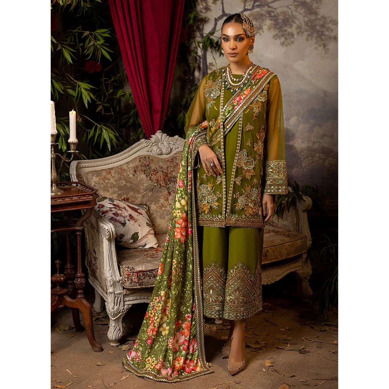 Devi Embroidered Luxury Formals