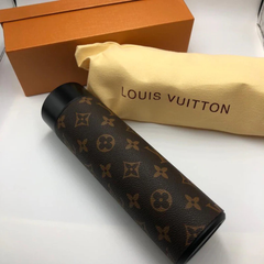 LV Digital Temperature Display Water Bottle Brown