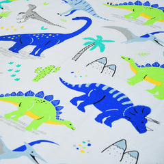 Dino Blue 2 Pcs Kids Bedding Set