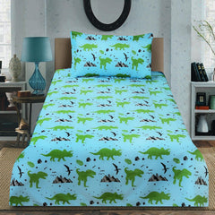 Dino Green 2 Pcs Kids Bedding Set