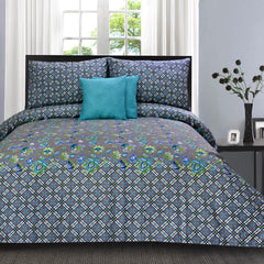 Diva Teal 5 Pcs Bedding Set