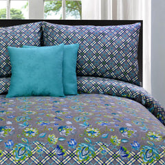 Diva Teal 5 Pcs Bedding Set