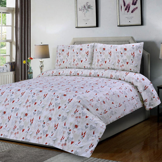 Dona Heart 3 Pcs Bedding Set 1600