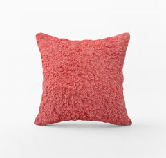 Donata Shag Cushion Pink