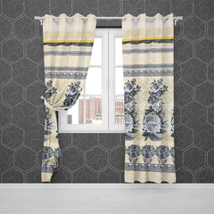 Doughton Curtain Pair Black