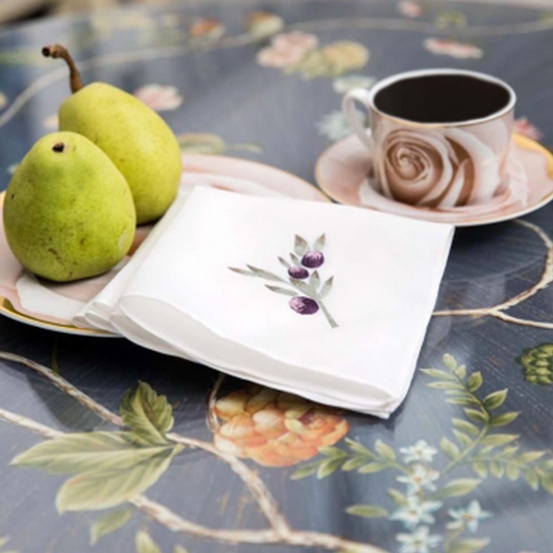 Dulce 8 Pcs Embroidered Napkins And Placemats Set