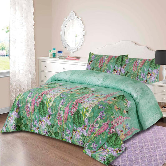 Elaine Green 3 Pcs Bedding Set 1200