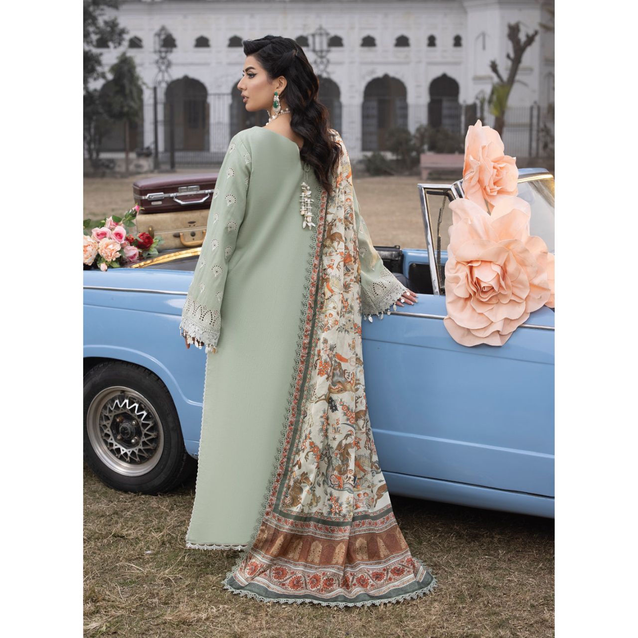 Elena 3PC Unstitched Embroidered Suit (Eid Edition)