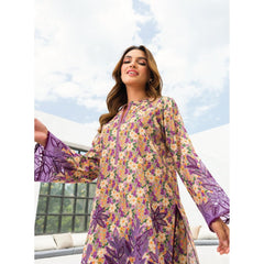 Ella 2 Pcs Embroidered Stitched Suit