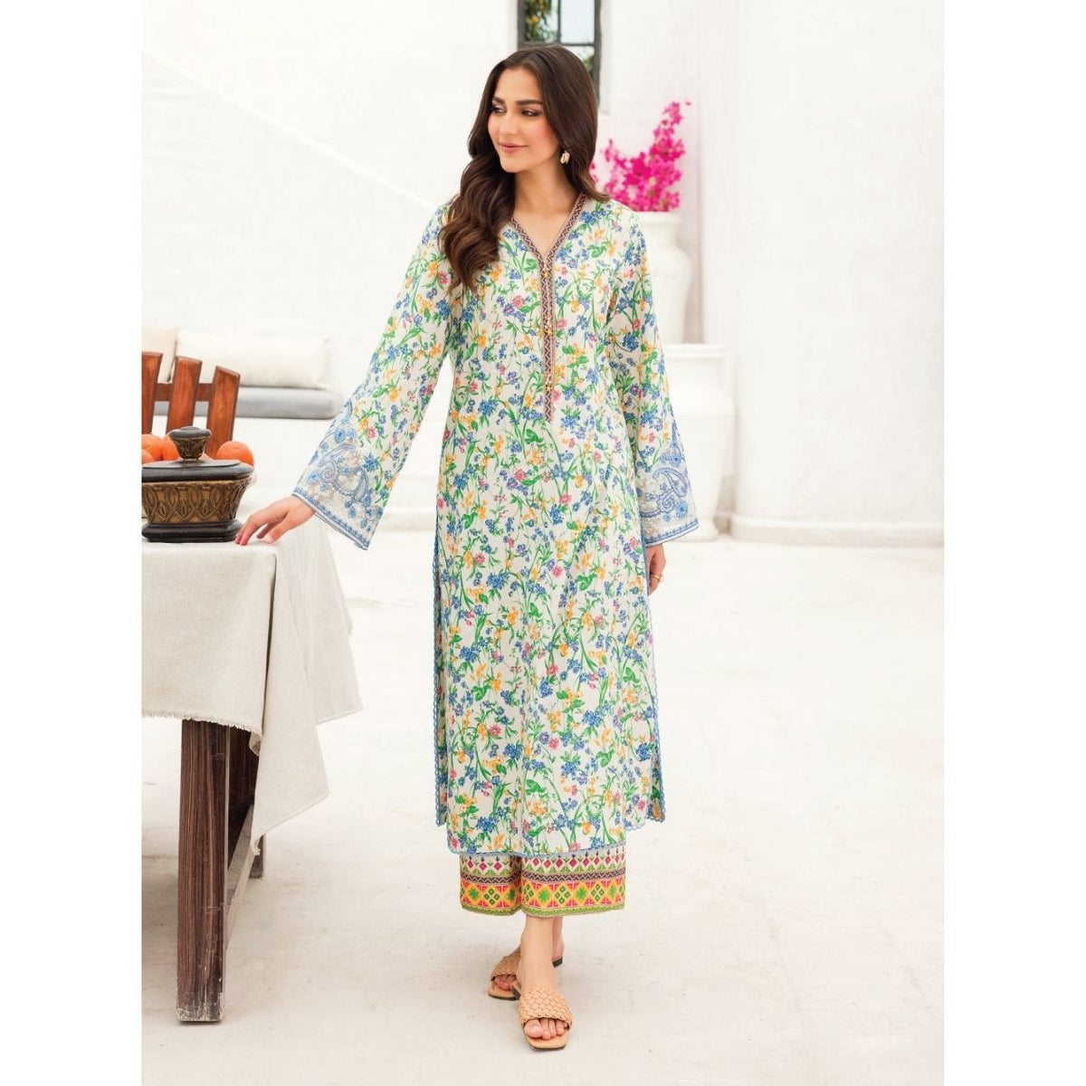 Reem 2 Pcs Embroidered Stitched Suit